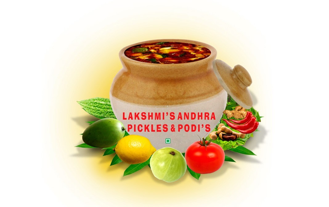 Lakshmi's Andhra Pickles & Podi's Chintakai Tamarind Pickle    Glass Jar  250 grams